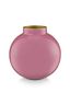 Vase Metal Pink 17cm