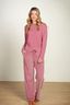 Britta Long Trousers Velvet Pink