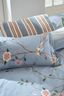 Cushion Bamboo Blossom Light Blue