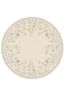 Round Carpet Campo de Flores by Pip Off White