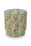 Stool Poppy Jacquard Blue