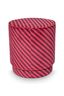 Stool Block Stripe Pink