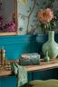 Cosmetic Bag Coco Medium Mumbai Morning Green