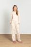 Belin Long Trousers Bodhi Flower Off White