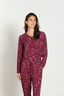 Tina Long Sleeve Top Flora Bangalore Dark Pink