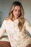 Daaltje Long Sleeve Nightdress Bodhi Flower Off White