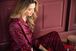 Bente Long Trousers Flora Bangalore Dark Pink