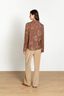 Faye Long Sleeve Top Mumbai Morning Brown