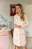 Daaltje Long Sleeve Nightdress Bodhi Flower Off White