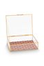 Storage Box Blooming Tales Glass Gold Small 21cm