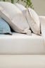 Fitted Sheet Twinkle Star White Green
