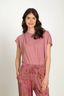 Tatum Short Sleeve Top Little Sumo Stripes Pink