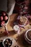 Plate Flower Festival Deco Dark Pink 21cm