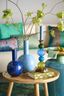 Vase Metal Light Blue 33cm