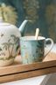Mug Large Jolie Flowers Blue