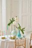 Vase Metal Large Matt Light Blue 42cm
